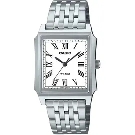 Casio MTP-B190D-7BVEF Herrenarmbanduhr Edelstahl/Weiß