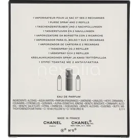 Chanel No. 5 Eau Premiere Eau de Parfum refillable 20 ml + Eau de Parfum Nachfüllung 2 x 20 ml Geschenkset