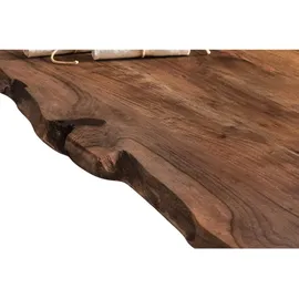 möbelliebling Tischplatte Baumkante Massiv Akazie Nussbaum 280 x 100 MILO