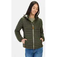 CAMEL ACTIVE Leichte Steppjacke aus recyceltem Polyamid in Dunkelgrün | Gr.: 38