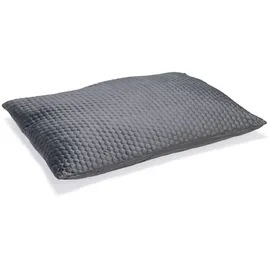 Karlie Liegekissen Velvet L: 100 cm B: 70 cm H: 15 cm dunkelgrau