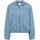 Cecil Blouson im Denim-Look mit Zipper - blau