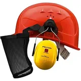 Forstschutzhelm INAP-Master-4-F-Kombi - Farbe:orange - Voss