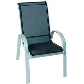 Merxx Amalfi Stapelsessel 56 x 76 x 97 cm schwarz 2 St.