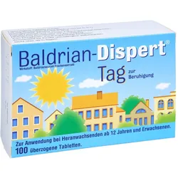 Baldrian-Dispert Tag zur Beruhigung