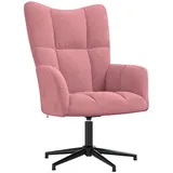 vidaXL Relaxsessel Rosa Samt 0 x 0 x 0 cm Rosa