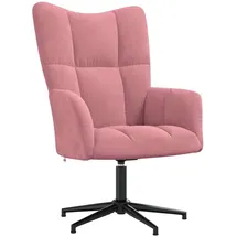 vidaXL Relaxsessel Rosa Samt 0 x 0 x 0 cm Rosa