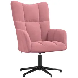 vidaXL Relaxsessel Rosa Samt 0 x 0 x 0 cm Rosa