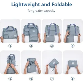 luxuskollektion Flintronic 35L Faltbare Reisetasche Übernachtungstasche