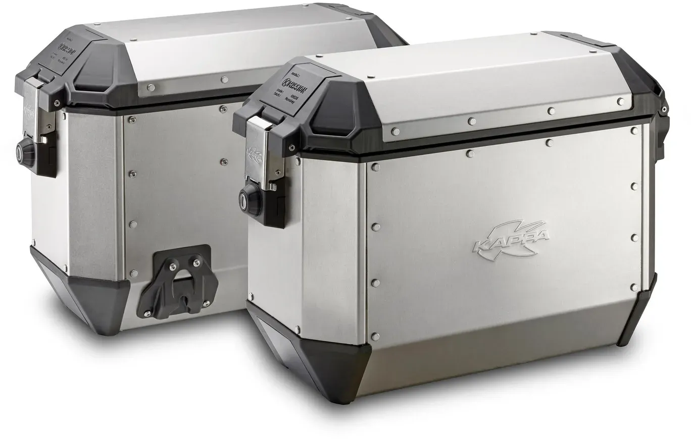 Kappa Seitenkoffer Paar KMS36 K-Mission Monokey Silber