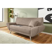 INOSIGN 2-Sitzer »Saltare, elegant und komfortabel, toller Designfuß«, beige
