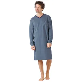 HAJO Nachthemd Premium Cotton Blau L