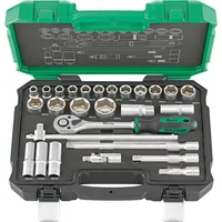 Fortis Steckschlüssel-Garnitur 1/2" 27-tlg.