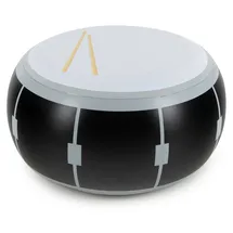 Stagecaptain Aufblasbarer Tisch Hocker verwendet Werden - Ideal für Festivals, Camping, Garten, Proberaum oder Wohnzimmer - Abmessungen: ca. 40 x 120 cm