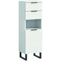 Badschrank Riff - Weiß