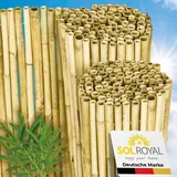 Sol Royal Sichtschutzelement 180 x 250 cm Weiß Bambus