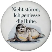 Speecheese Robbe Magnet mit Flaschenöffner - Ruhe genießen Lustiger