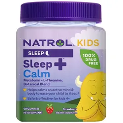 Natrol Kids Sleep + Calm (60 Gummibonbons, Erdbeere)