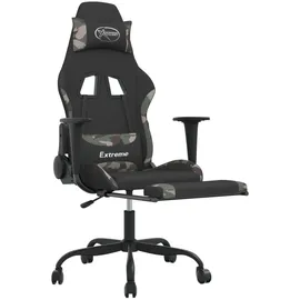 vidaXL Gaming-Stuhl Schwarz