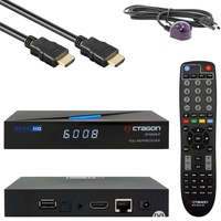 Octagon SFX6008 IP Full HD IP-Receiver (Linux E2 & Define OS, 1080p, H.265 HEVC, HDMI 1.4b, USB 2.0, LAN, Sat to IP Client Support, NONIC HDMI-Kabel, Set-Top-Box, Schwarz)