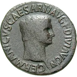 Römisches Reich As 37-54 n. Chr. Germanicus