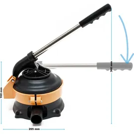 Wiltec Handpumpe Wasserpumpe max. 70 l/min