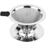 VMUTGA Kaffeefilter Wiederverwendbar Kaffeefilter Edelstahl Permanent, Kaffeefilter, Papierloser Dauer Wiederverwendbarer Kaffeefilter zur Herstellung von Manuellem Kaffee