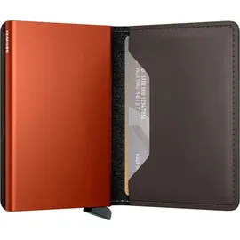 Secrid Slimwallet Matte Geldbörse unisex truffle & orange