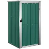 vidaXL Metallgerätehaus 0,88 x 0,89 x 1,61 m grün