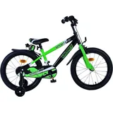 Volare Kinderfahrrad Rocky Fahrrad für Jungen 18 Zoll Kinderrad Grün Schwarz - Bunt