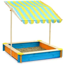 Beluga Spielwaren Sandkasten bunt mit Dach