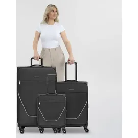 Stratic taska Koffer-Set 3-tlg. grau/schwarz