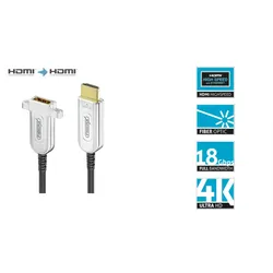 FiberX FX-I351-025 4K Premium High Speed HDMI AOC Glasfaser-Verlängerungskabel -...