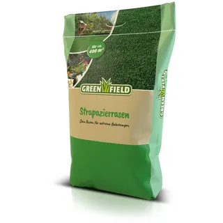 Greenfield Strapazierrasen 10 kg Rasensamen Sportrasen Grassamen Familienrasen