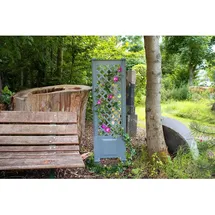KHW Rankgitter 43 x 6 x 140 cm Grau