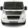 Omac Haubenbra Steinschlagschutz Bonnet Bra kompatibel mit FIAT Ducato 2006-2014 Carbon Halb