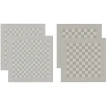 DDDDD Geschirrtuch Barbeque, (Set, 4-tlg), Combiset: 2 Küchentücher & 2 Geschirrtücher braun