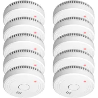ELRO 10er Set ELRO Optischer Rauchmelder mit wechselbarer 1