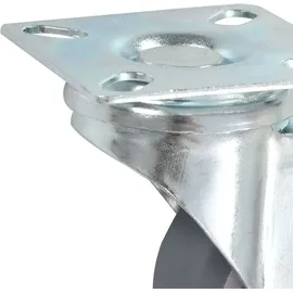 vidaXL Lenkrollen 12 Stk. 50 mm grau