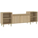 vidaXL TV-Schrank Sonoma-Eiche 160x35x55 cm Holzwerkstoff Modell 2