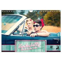 Calvendo Rockabilly - Back to the 50s (Wandkalender 2026 DIN A4 quer), CALVENDO Monatskalender: