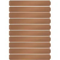 Vicco Rasenkante, Braun, 100 x 18 cm 10 Meter