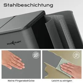 MAXCRAFT Mülleimer 60 l Anthrazit