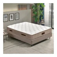 Taschenfederkernmatratze Majestät Premium Tencel® Bambus, Yatas Bedding, 30 cm hoch, H2, wendbar, ergonomisch, atmungsaktiv braun 90 cm x 200 cm x 30 cm