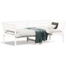 vidaXL Tagesbett 90 x 190 cm Weiß