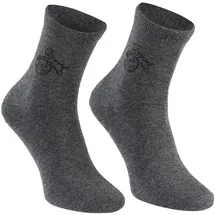 1. FC Köln Fußballverein 1. FC Köln Socke "Businesssocke Anthrazit 2er Pack" in Grau | Gr.: 39-42