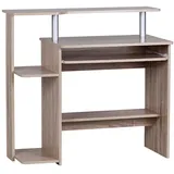 FineBuy Computertisch 94x90,5x48,5 cm Schreibtisch Modern mit Tastaturauszug