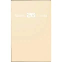 Rido Taschenkalender Industrie I 7,2x11,2cm 1 Woche/Seite Kunststoff sand 2026
