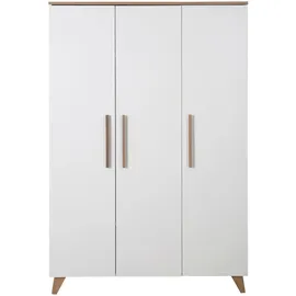 roba Kinderkleiderschrank Ole 3-türig onesize Eiche weiß