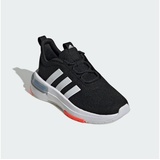 adidas Racer TR23 Kids Schuh, Core Black / Cloud White / Solar Red, 30